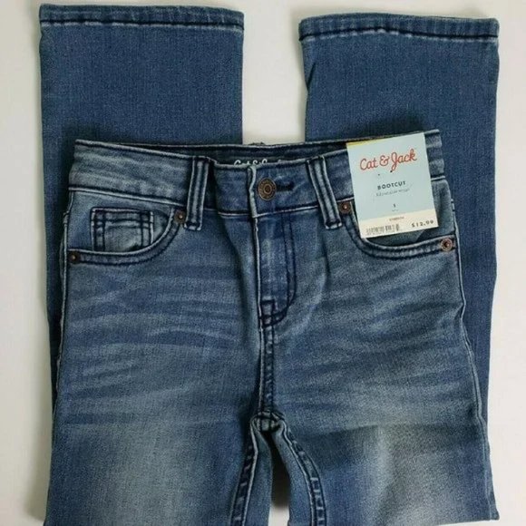 Cat & Jack Bottoms Cat Jack Bootcut Jeans Girls Sz 5 Poshmark